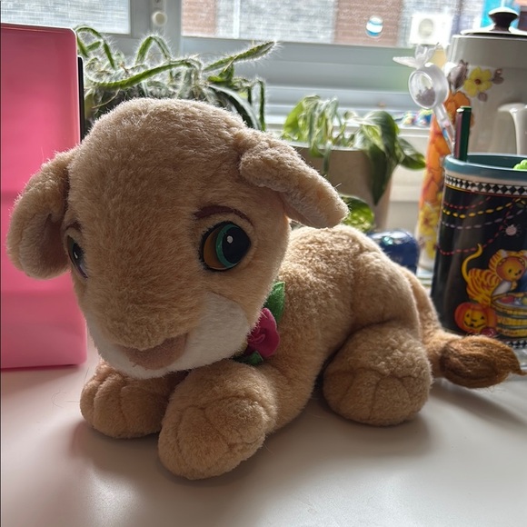 Disney Mattel Lion King Plush Purring Nala Vintage 1993 - Picture 1 of 4